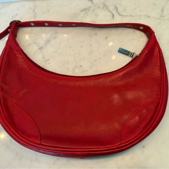 HOBO Vibrant Red Leather Bag - Picture 2 of 6